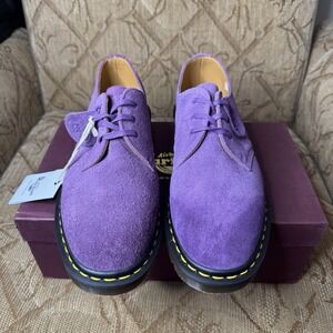 Dr.‎ Martens 1461 Made in England Purple Suede Oxford Shoes Size 9 UK * 10 US